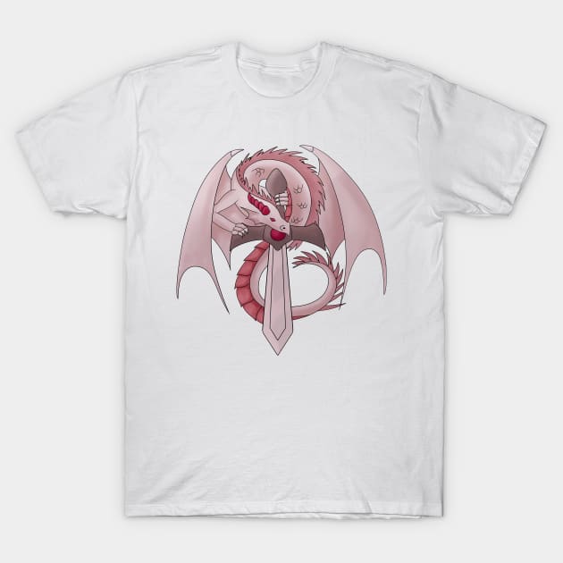 Garnet Sword Dragon T-Shirt by BiscuitSnack